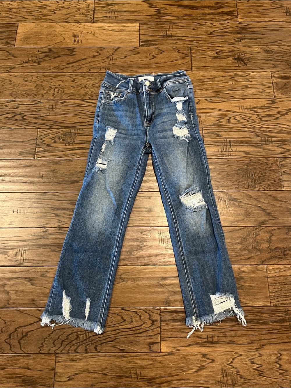 Risen Jeans High Rise Straight Crop Size 9/29